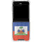 Haiti Flag Distressed Galaxy Z Flip5 5G Clear Case
